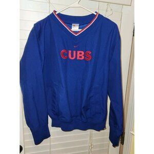 nike CHICAGO CUBS Youth MEDIUM 8/10 pullover windbreaker